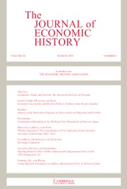 The Journal of Economic History Volume 84 - Issue 1 -