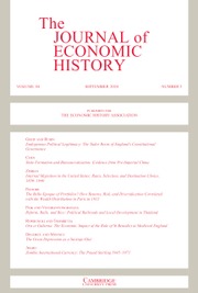 The Journal of Economic History Volume 84 - Issue 3 -