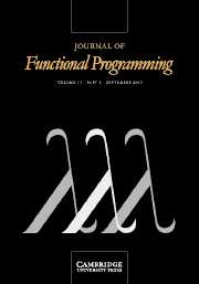 Journal of Functional Programming Volume 13 - Issue 5 -