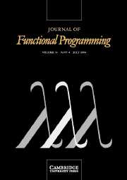 Journal of Functional Programming Volume 14 - Issue 4 -