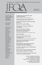 Journal of Financial and Quantitative Analysis Volume 52 - Issue 1 -