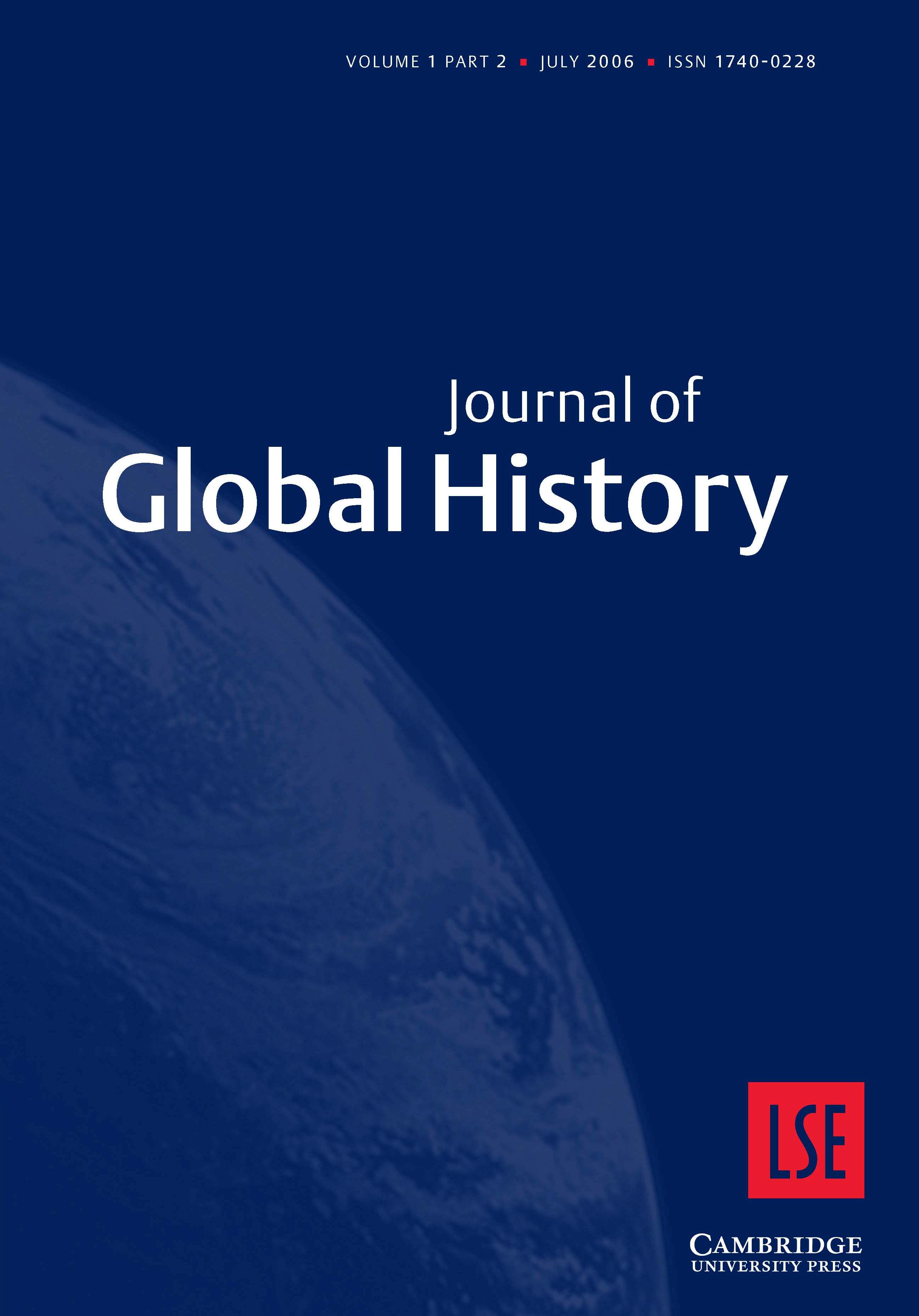 Journal of Global History Volume 1 - Issue 2 -