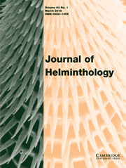 Journal of Helminthology Volume 84 - Issue 1 -