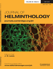 Journal of Helminthology Volume 89 - Issue 3 -