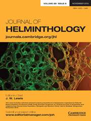 Journal of Helminthology Volume 89 - Issue 6 -