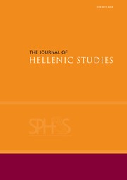 The Journal of Hellenic Studies Volume 139 - Issue  -