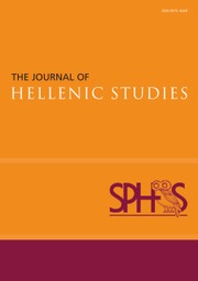 The Journal of Hellenic Studies Volume 142 - Issue  -