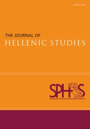 The Journal of Hellenic Studies Volume 143 - Issue  -