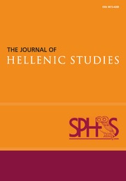 The Journal of Hellenic Studies Volume 144 - Issue  -