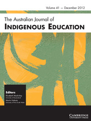 The Australian Journal of Indigenous Education Volume 41 - Issue 2 -