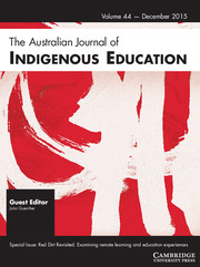 The Australian Journal of Indigenous Education Volume 44 - Special Issue2 -  Red Dirt Revisited: Examining remote learning and education experiences