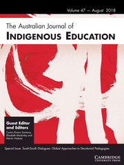 The Australian Journal of Indigenous Education Volume 47 - Special Issue1 -  South-South Dialogues: Global Approaches to Decolonial Pedagogies