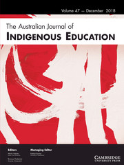 The Australian Journal of Indigenous Education Volume 47 - Issue 2 -