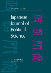 Japanese Journal of Political Science Volume 14 - Issue 2 -  Japan's Crisis Management amid Growing Complexity: In Search of New Approaches