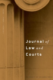 Journal of Law and Courts Volume 1 - Issue 1 -