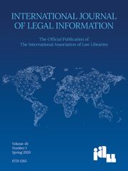International Journal of Legal Information Volume 48 - Issue 1 -