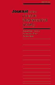Journal of the London Mathematical Society Volume 68 - Issue 2 -