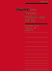Journal of the London Mathematical Society Volume 70 - Issue 1 -