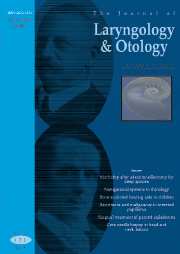 The Journal of Laryngology & Otology Volume 121 - Issue 9 -