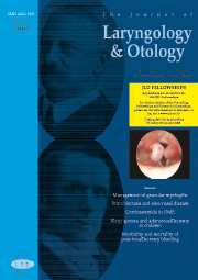 The Journal of Laryngology & Otology Volume 122 - Issue 1 -