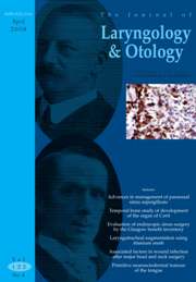 The Journal of Laryngology & Otology Volume 122 - Issue 4 -