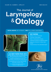 The Journal of Laryngology & Otology Volume 125 - Issue 4 -