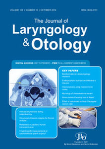The Journal of Laryngology & Otology Volume 128 - Issue 10 -