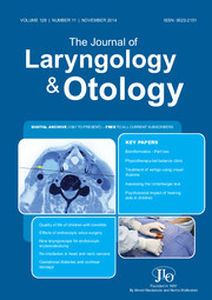 The Journal of Laryngology & Otology Volume 128 - Issue 11 -