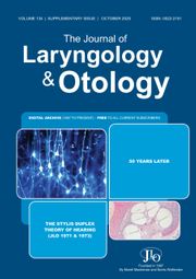 The Journal of Laryngology & Otology Volume 134 - SupplementS1 -