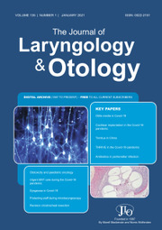 The Journal of Laryngology & Otology Volume 135 - Issue 1 -
