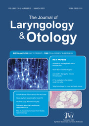 The Journal of Laryngology & Otology Volume 135 - Issue 3 -