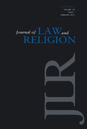 Journal of Law and Religion Volume 30 - Issue 1 -