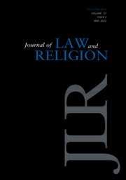 Journal of Law and Religion Volume 37 - Issue 2 -