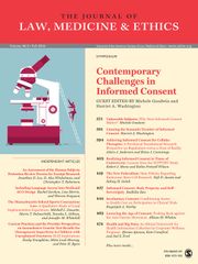 Journal of Law, Medicine & Ethics Volume 44 - Issue 3 -  Contemporary Challenges in Informed Consent: Law, Research Practice, and Ethics