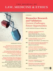 Journal Of Law, Medicine & Ethics: Volume 47 - Biomarker Research And ...