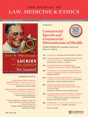 Journal of Law, Medicine & Ethics Volume 50 - Issue 2 -  Commercial Speech and Commercial Determinants of Health
