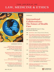 Journal of Law, Medicine & Ethics Volume 51 - Issue 2 -  International Collaborations: The Future of Health Care