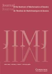 Journal of the Institute of Mathematics of Jussieu Volume 3 - Issue 2 -