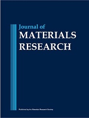 Journal of Materials Research Volume 11 - Issue 1 -