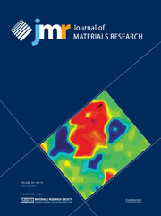 Journal of Materials Research Volume 26 - Issue 14 -