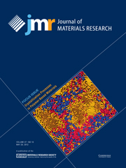 Journal of Materials Research Volume 27 - Issue 10 -  Focus Issue: Crystallization Processes in Polymer-Based Materials
