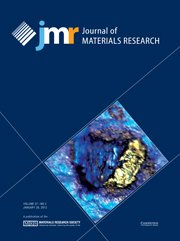 Journal of Materials Research Volume 27 - Issue 2 -