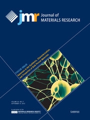 Journal of Materials Research Volume 28 - Issue 17 -  Focus Issue: Advances in the Synthesis, Characterization, and Properties of Bulk Porous Materials