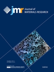 Journal of Materials Research Volume 28 - Issue 18 -