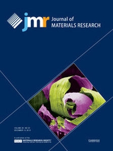 Journal of Materials Research Volume 28 - Issue 23 -