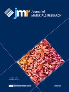 Journal of Materials Research Volume 28 - Issue 24 -
