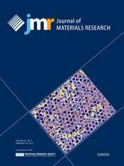 Journal of Materials Research Volume 28 - Issue 4 -
