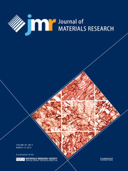 Journal of Materials Research Volume 28 - Issue 5 -