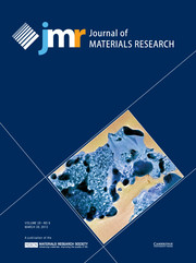 Journal of Materials Research Volume 28 - Issue 6 -