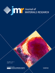 Journal of Materials Research Volume 29 - Issue 11 -